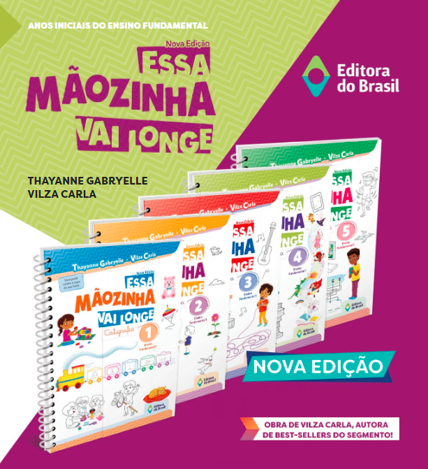 Catálogo de lançamento: ESSA MÃOZINHA VAI LONGE – CALIGRAFIA | ANOS INICIAIS DO ENSINO FUNDAMENTAL