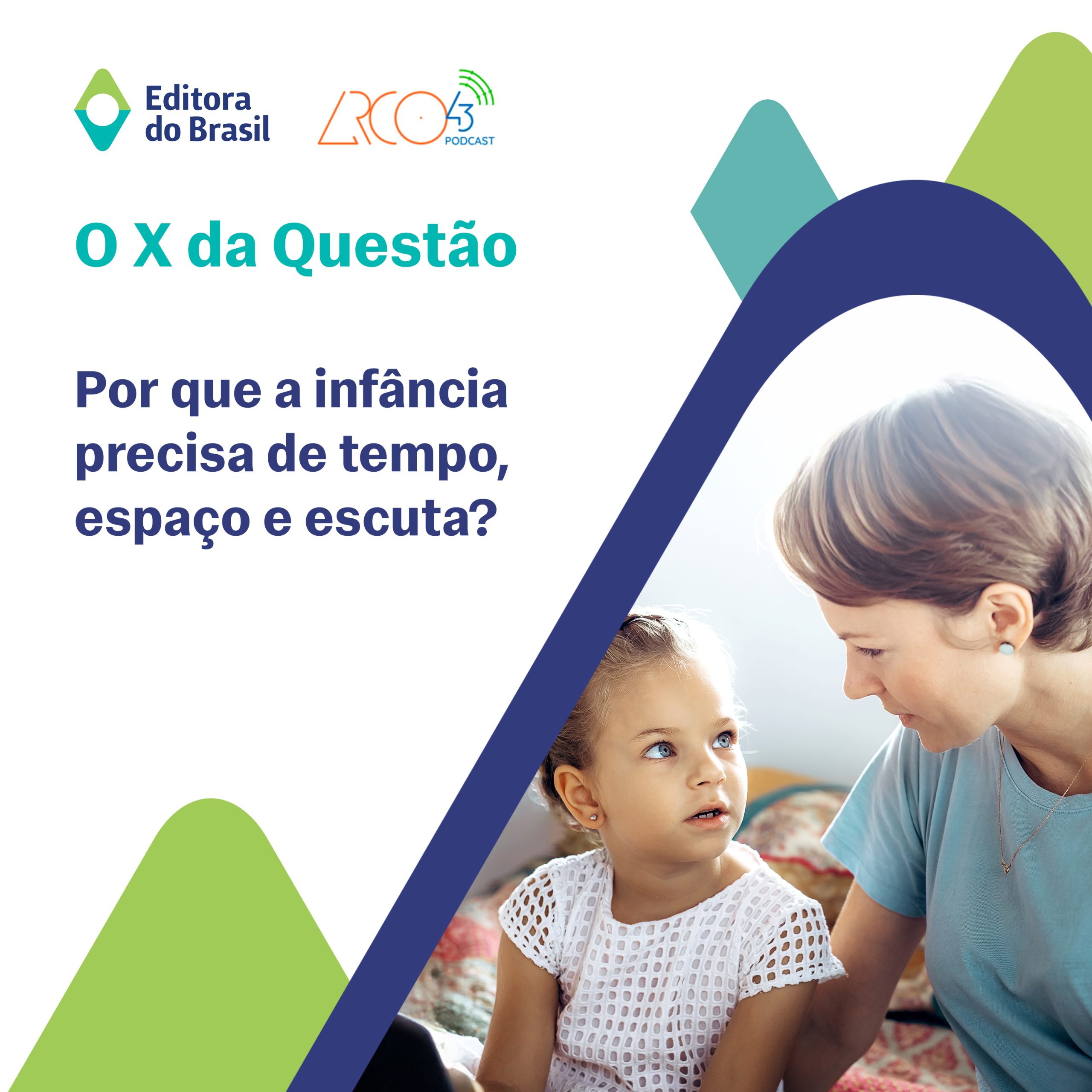 O X Questão #134 –  Por que a infância precisa de tempo, espaço e escuta?